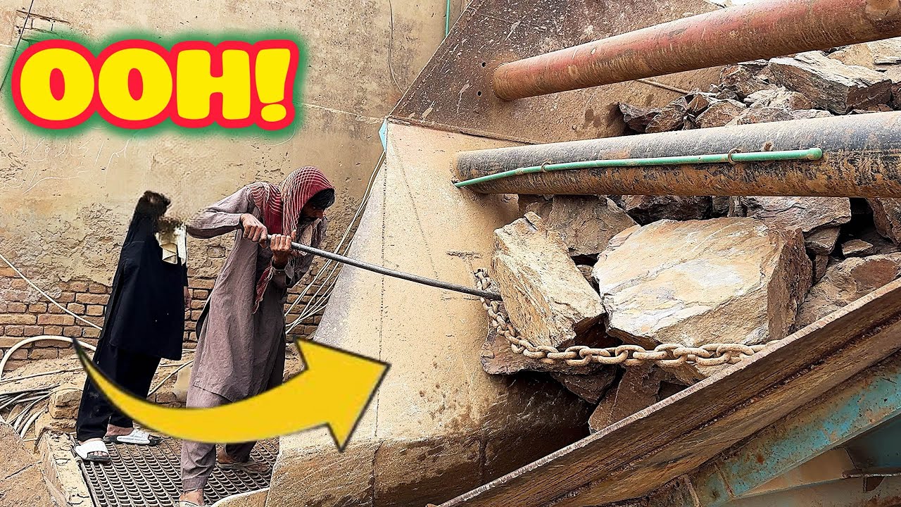 PLAYING with GIANT Rocks! ASMR Rock Quarry CRUSHING Operations - Primary Jaw Crusher in Action!
