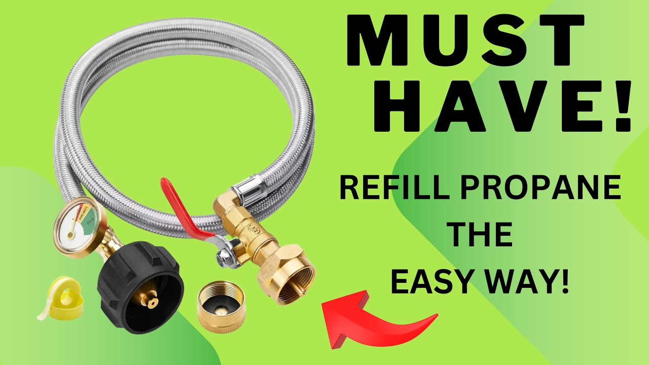 Refill 1lb Propane Bottles from 21lb Tank on Amazon: https://amzn.to/4uj5EPZ