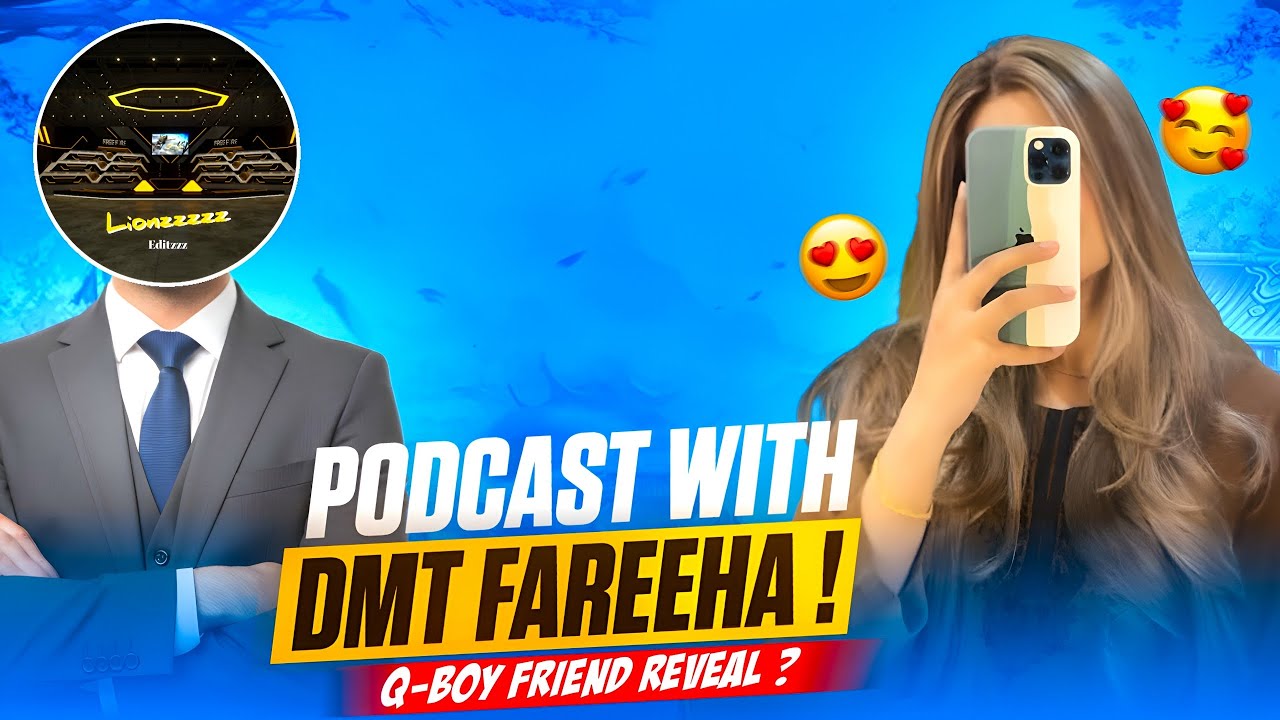 Podcast with Dmt Fareeha🎙️👸 | BF Reveal 😱 & Region Rank Pushing Controversy😳🔥: Fair or Unfair?🤔🤯