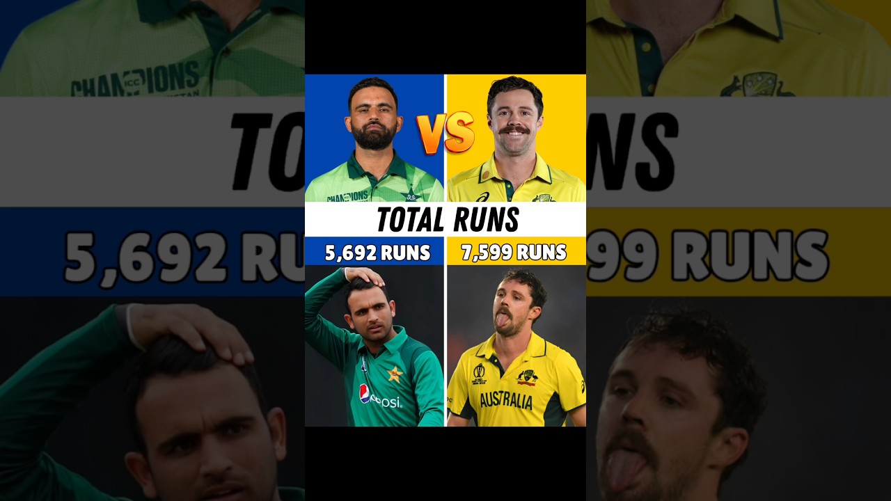 Фахар Заман vs Трэвис Хэд🔥#Fakharzaman#Traviahead#Comparison#cricket#ytshorts#viralshorts#viral