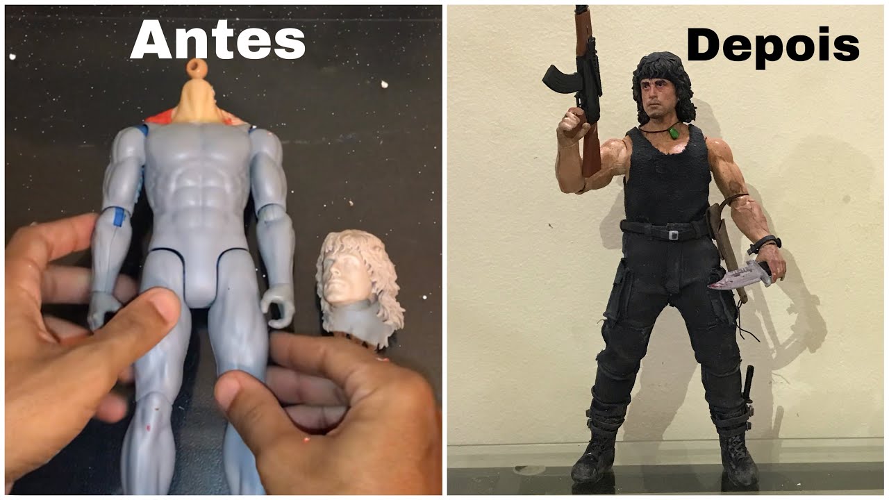 John Rambo customizado (toymakeover)