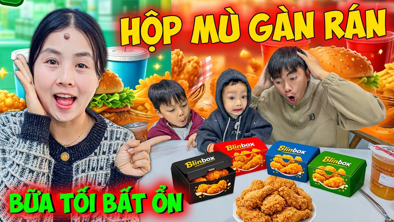 Dẫn Hai Anh Em Ziu Túp Đi Ăn Gà Rán Bóc Hộp Mù Sau Kì Thi Vất Vả ❤ Gia Đình Thái Chuối