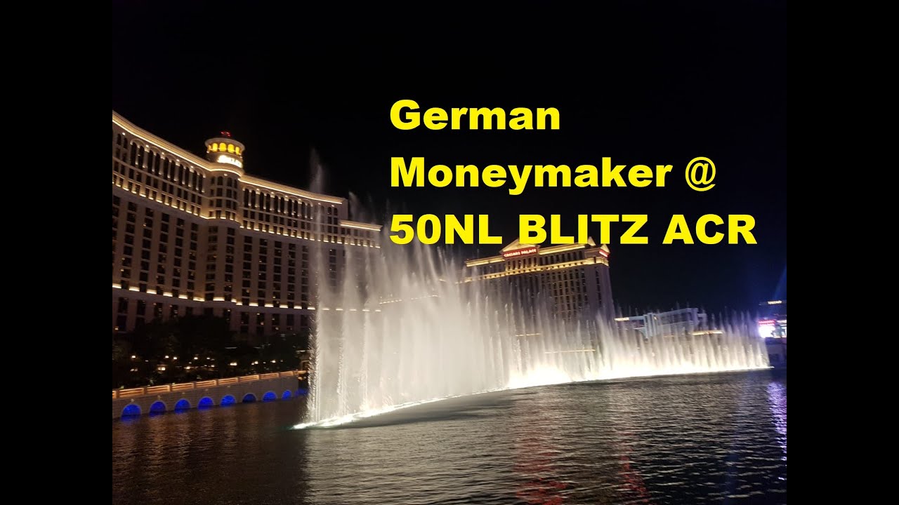 Highstakes Liveplayer German Moneymaker destroying 50NL Blitz @ACR