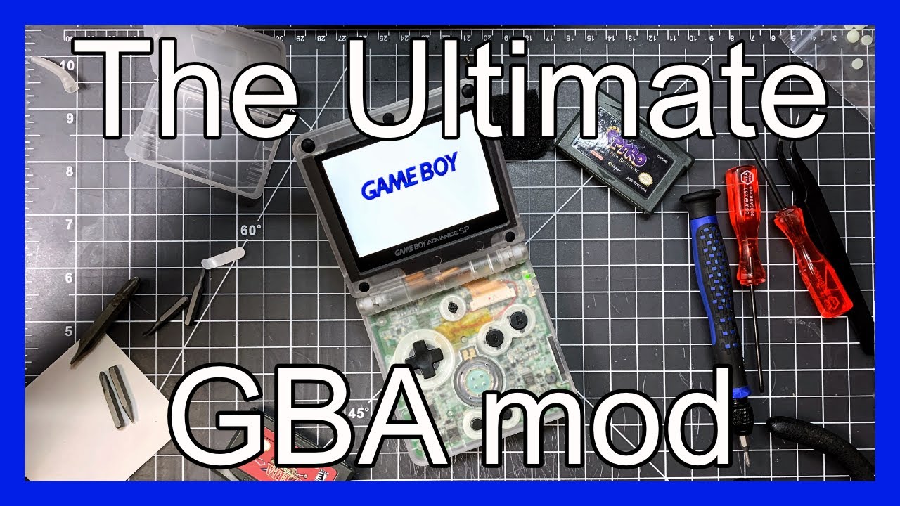 How to IPS mod your Game Boy Advance SP (retro modding)
