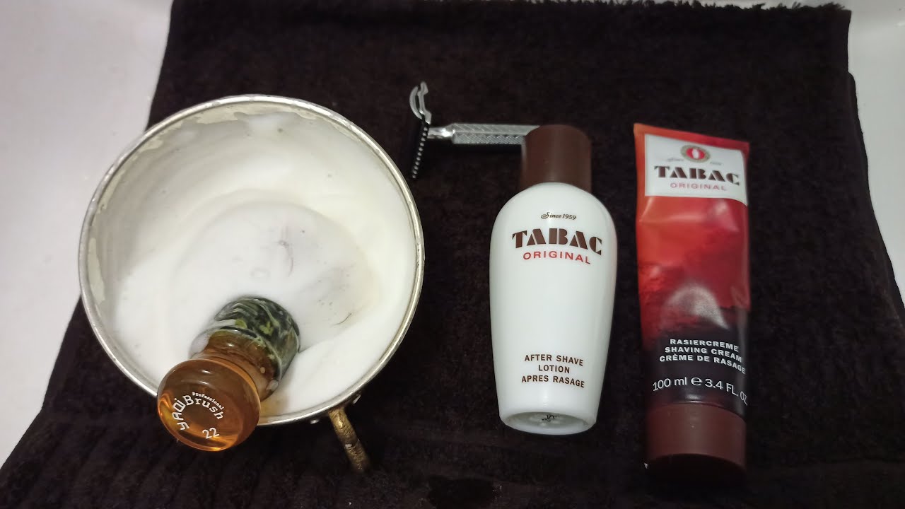 Косметика Tabac original. Merkur 42C + Derby Extra. Помазок Yaqi + чашка.