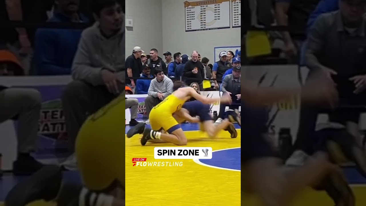 Anthony Garza of Clovis hit a 360 takedown en route to his 10-0 major decision in the Doc B semis!