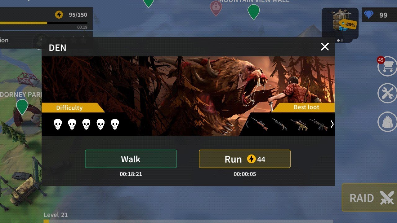 Stay Alive zombie game : Den Guardian with health on 2000 so Crazy monster i just need to kill
