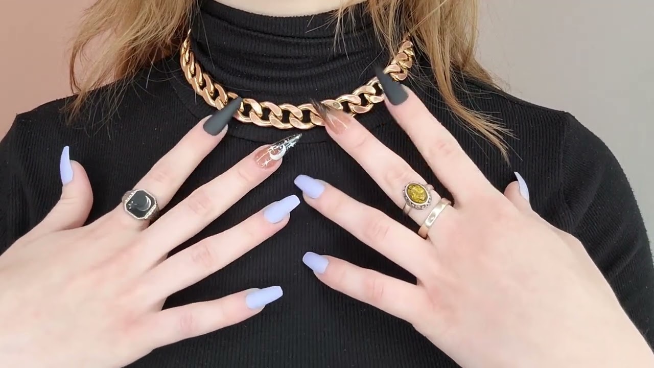 ASMR | Tapping jewelry/nails and scratching fabric