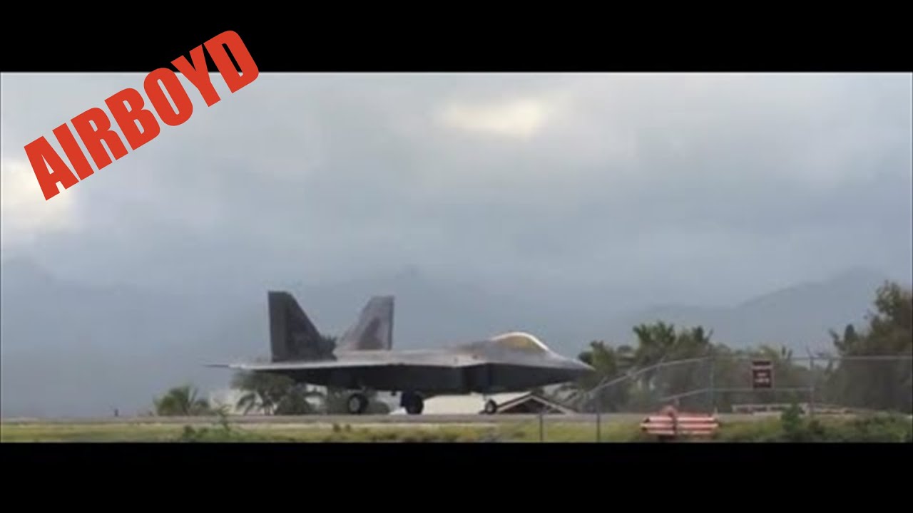 Hawaiian F-22s Fly Sorties (2013)