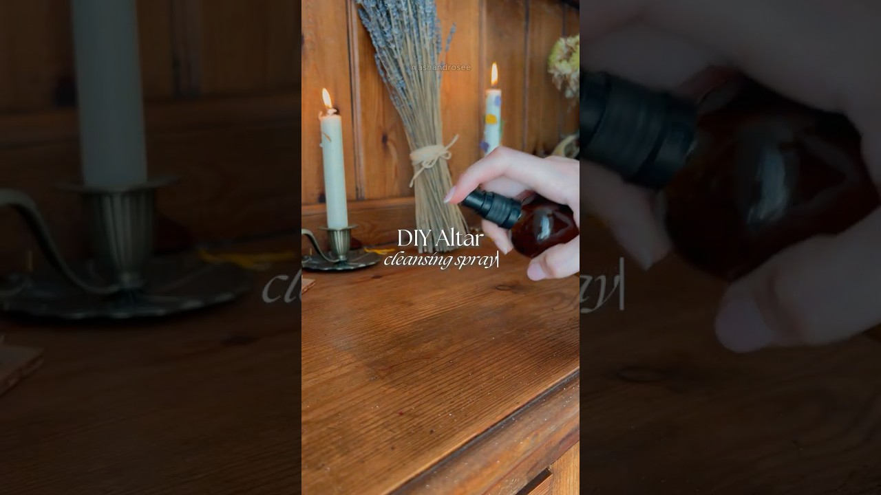 DIY Altar Cleansing Spray ✨ Powerful Spiritual Cleanse for Your Sacred Space!