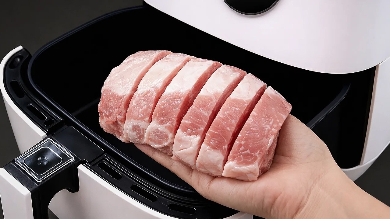 I put Pork in the Air Fryer and wasn't ready for THIS!