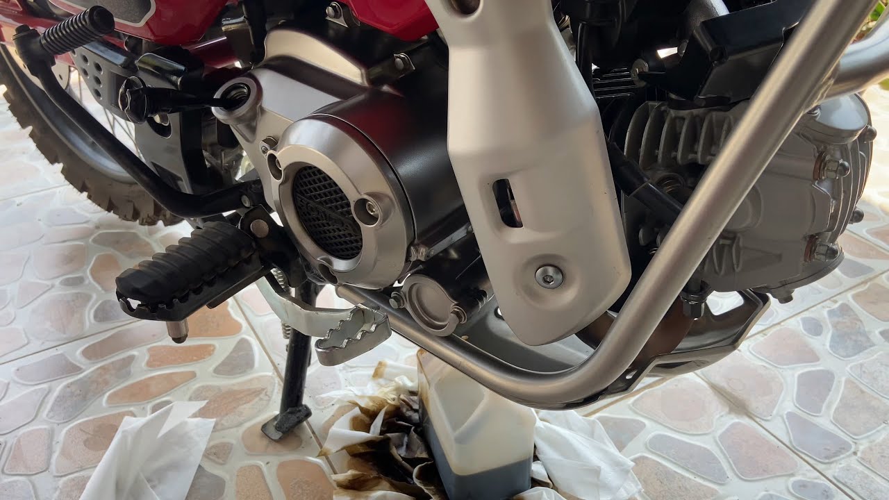 Honda CT125 Gen2 Oil filter 12,000km. กรองน้ำมันเครื่อง