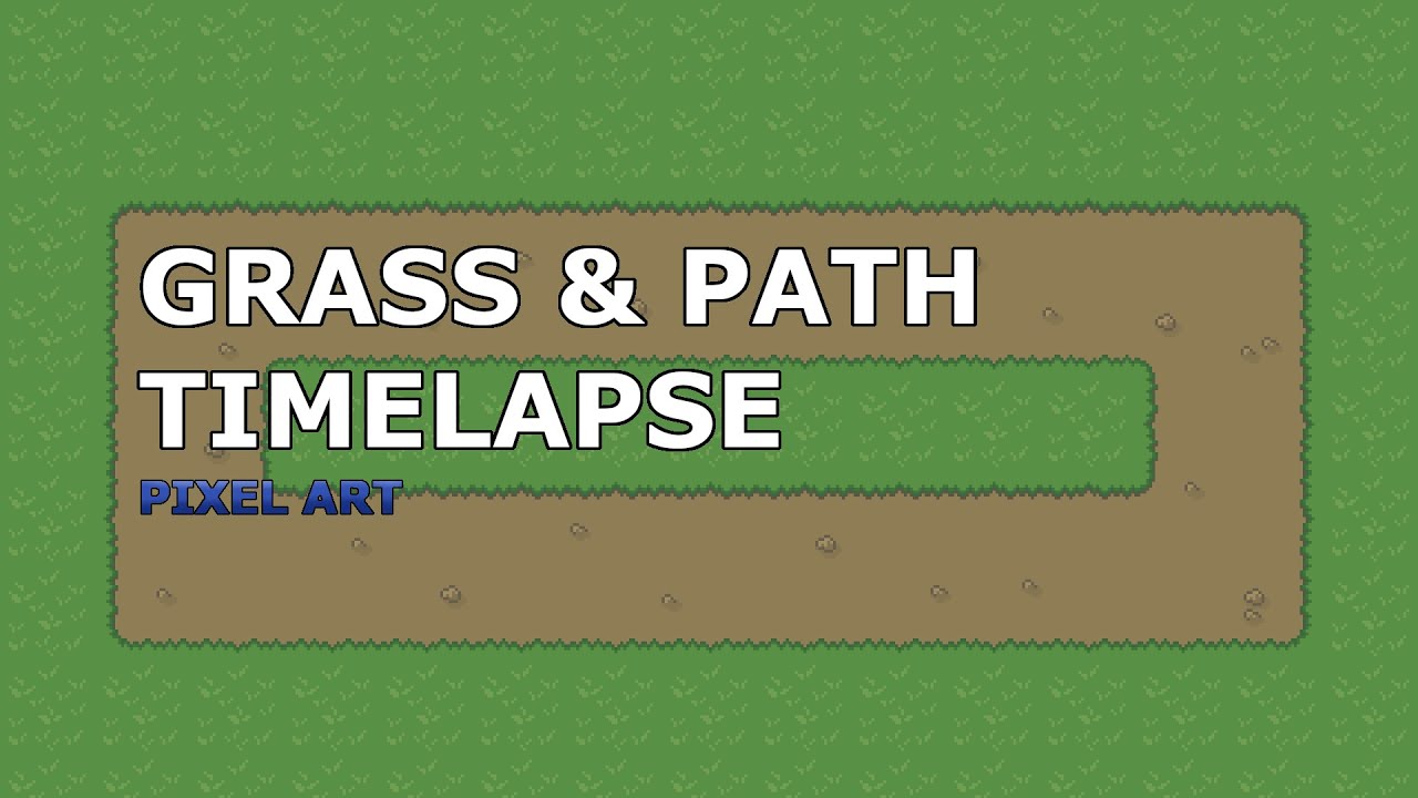 Grass and Path tileset - Pixel Art Timelapse