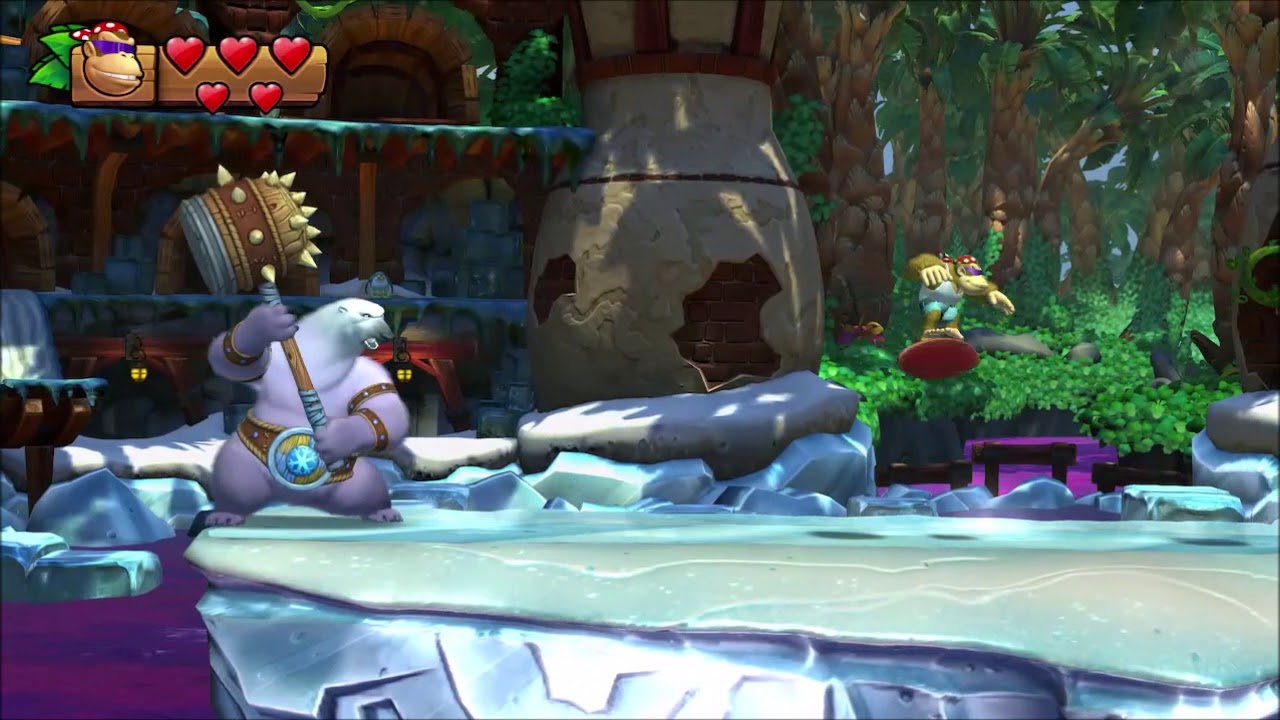 Donkey Kong Country Tropical Freeze - Le concasseur colérique