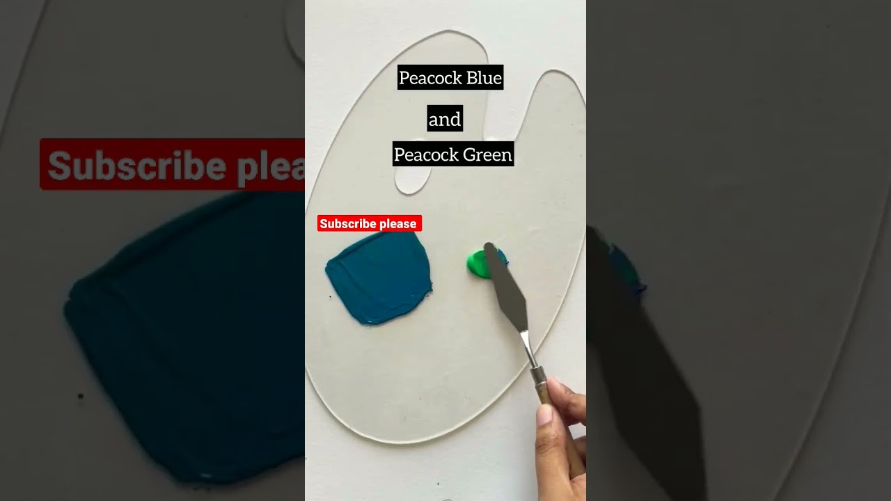 how to make peacock color ?? #shorts #youtubeshorts #art #satisfying #shortvideo #subscribe#painting