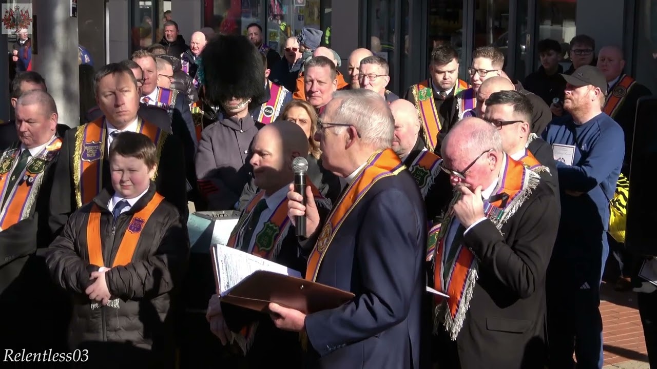 Memorial Service @ UDR 2 Memorial Parade ~ Belfast ~ 28/02/2026 (4K)