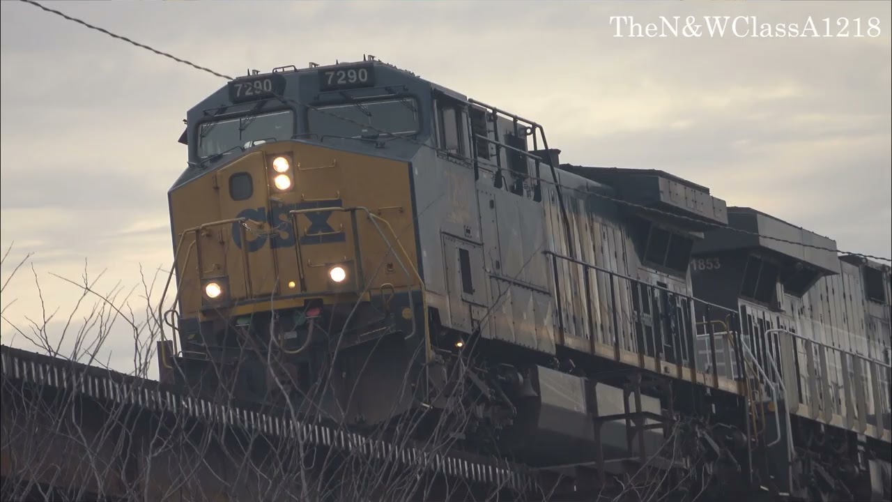 (HD) Railfanning Downtown RVA 1-22-26 (feat. NS GP38-2 with RS3L, CSX 1853, and more)
