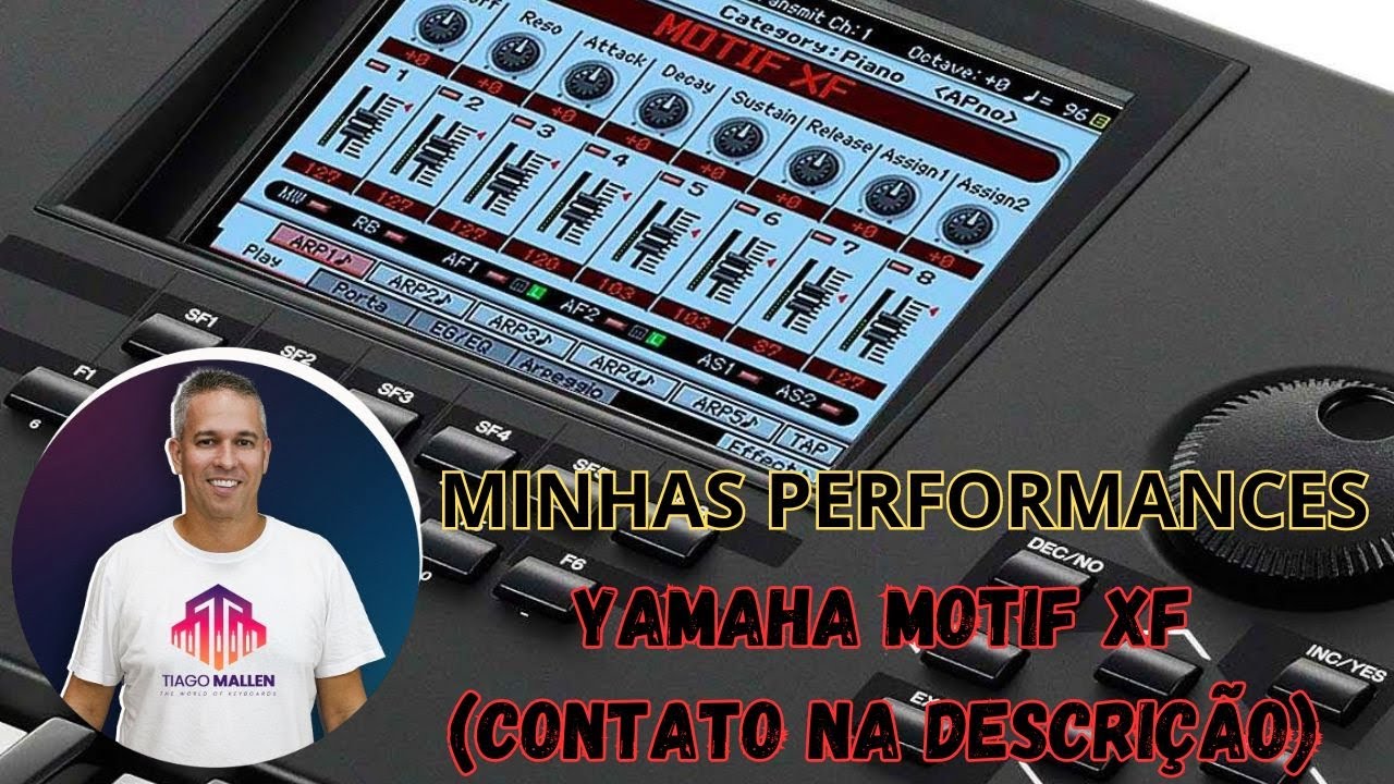 MINHAS PERFORMANCES (TIMBRES EDITADO PARA SEU YAMAHA MOTIF XF) CONTATO NA DESCRIÇÃO.