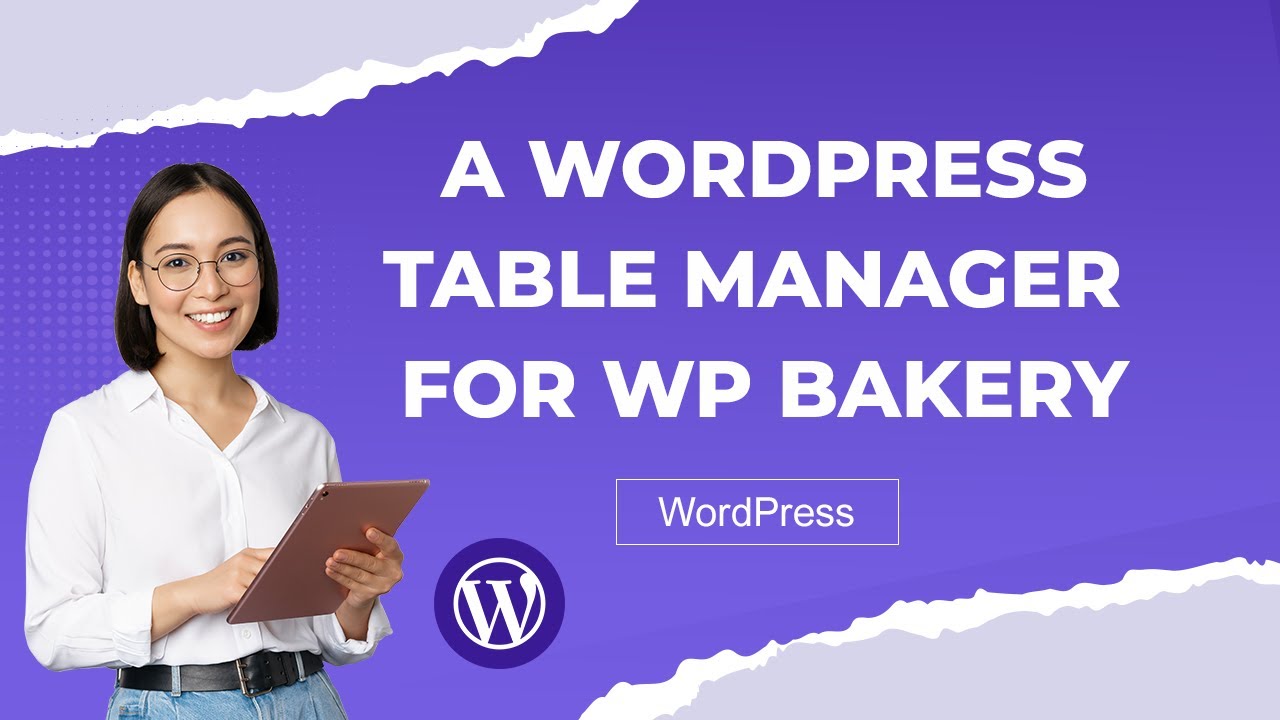 A WordPress Table Manager for WPBakery