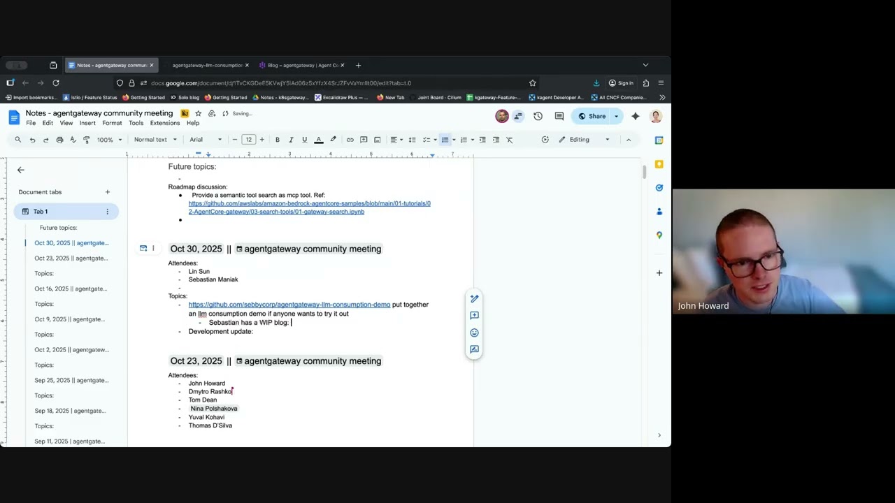 agentgateway community meeting - 2025/10/30 14:00 EDT - Recording