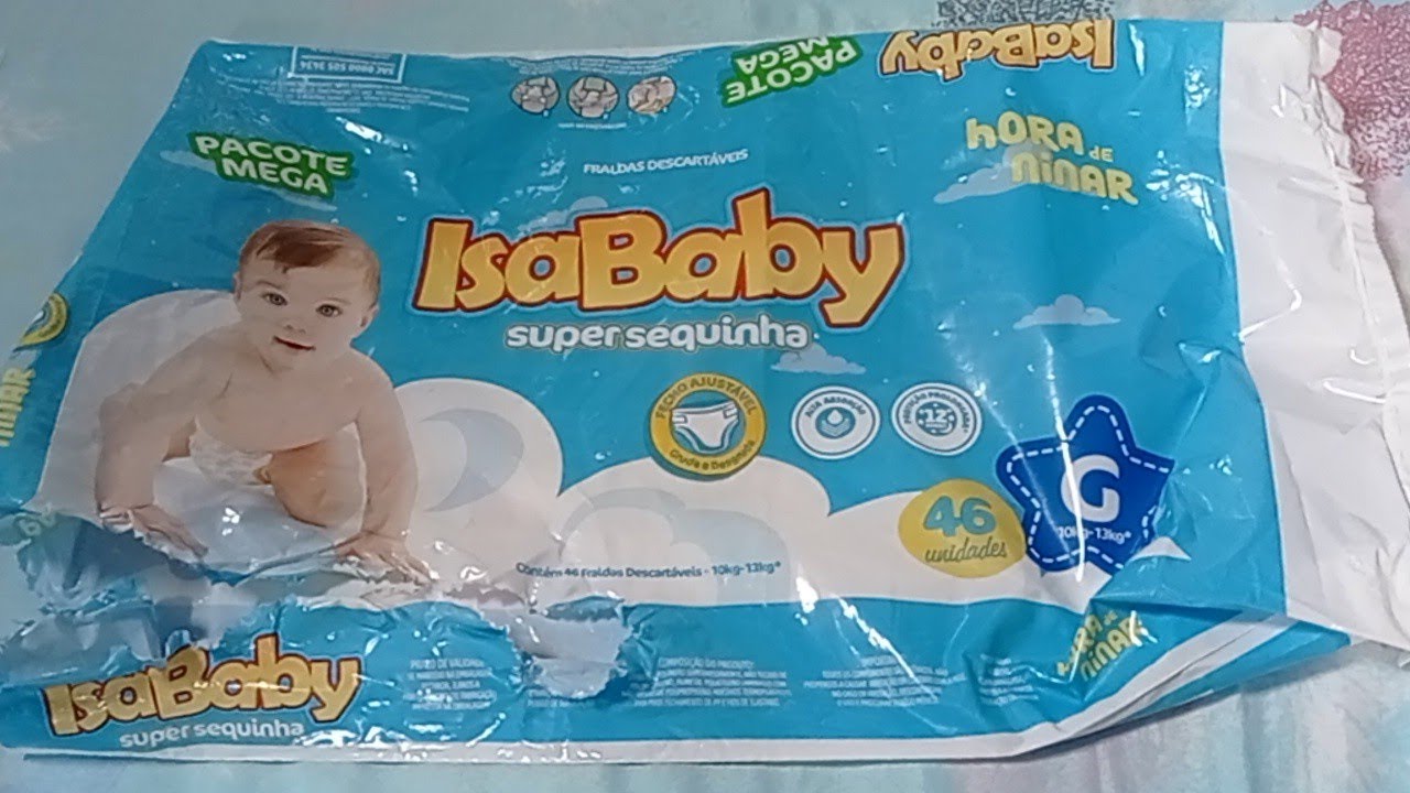FRALDA ISABABY SUPER SEQUINHA/ Hora de Ninar.