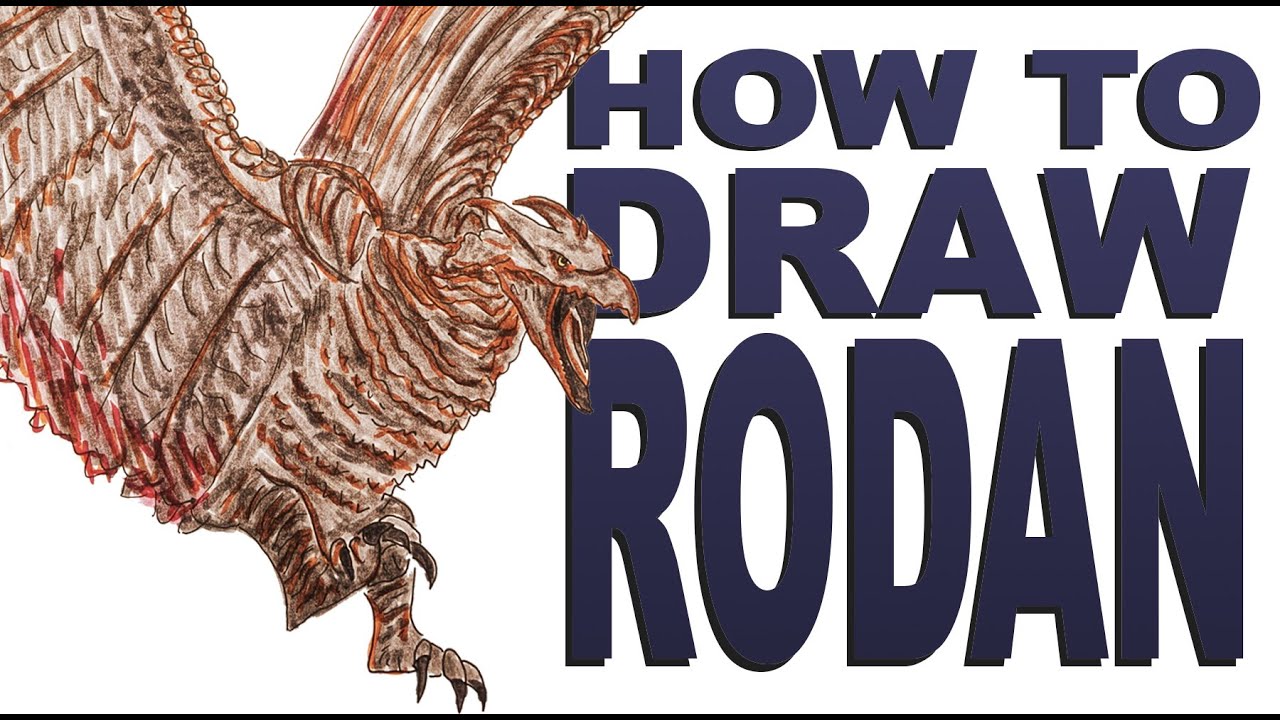 How to draw Rodan (Monsterverse)