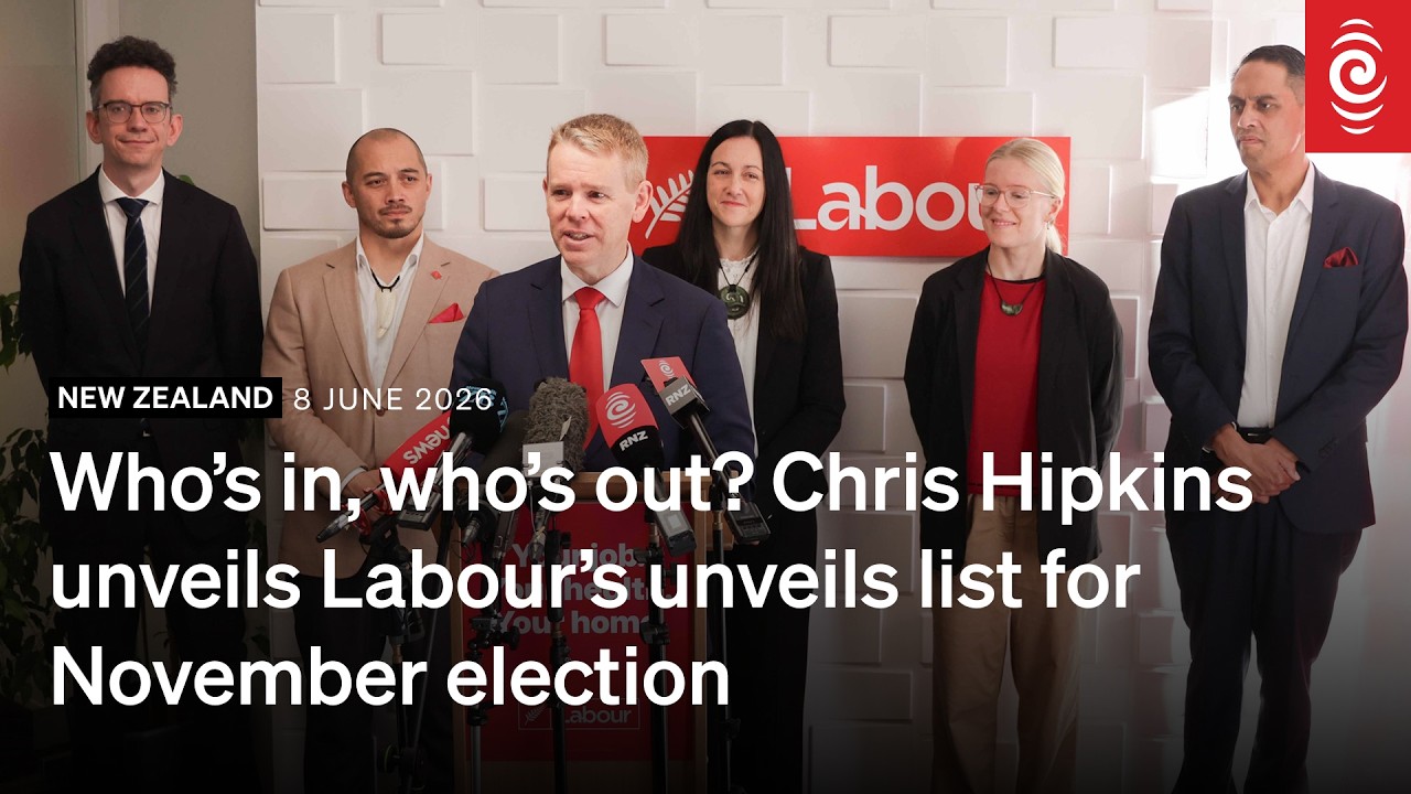 Who&rsquo;s in, who&rsquo;s out? Chris Hipkins unveils Labour's unveils list for November election | RNZ