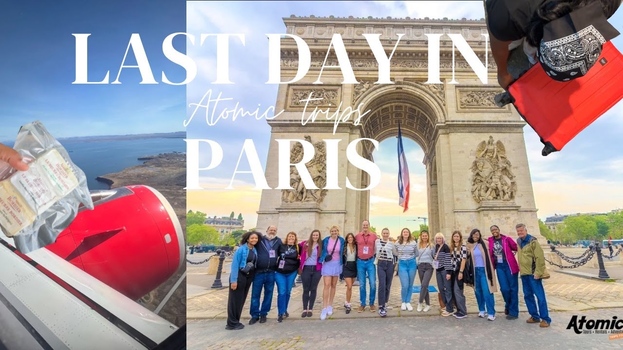 Last Day of Group Trip 🙇🏾‍♀️ | Back in Paris for 24hrs | Souvenir shopping and saying goodbyes