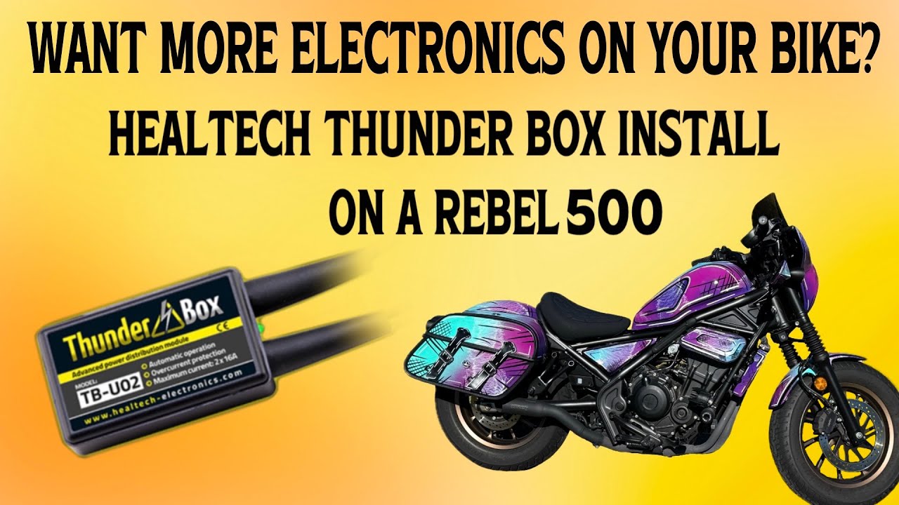 How to Install HealTech Thunder Box on a Honda Rebel 500 (Step-by-Step)