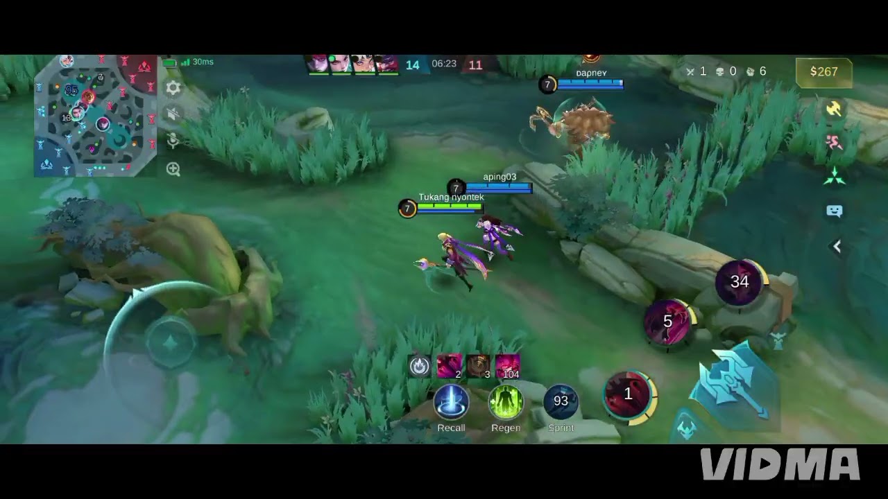 Cecilion bisa menang mobile legend 