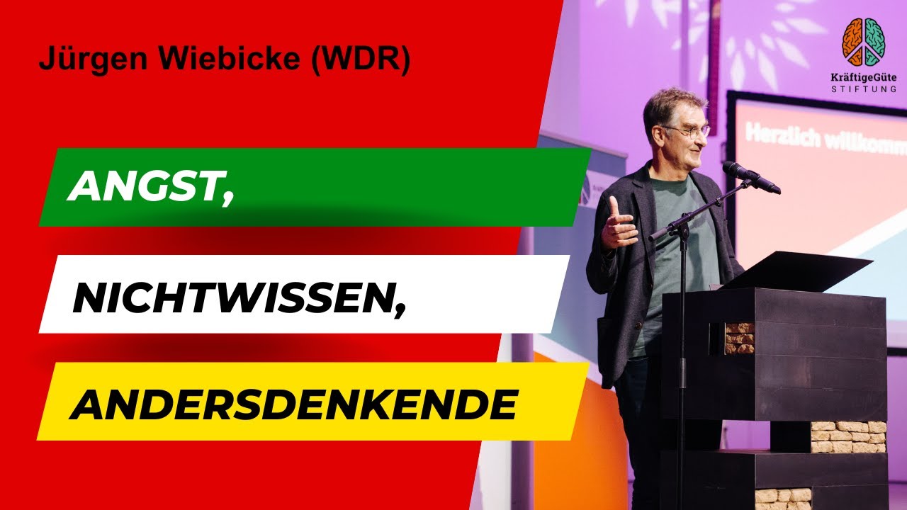 Jürgen Wiebicke (WDR) zu Angst, Nicht-Wissen und Andersdenkenden