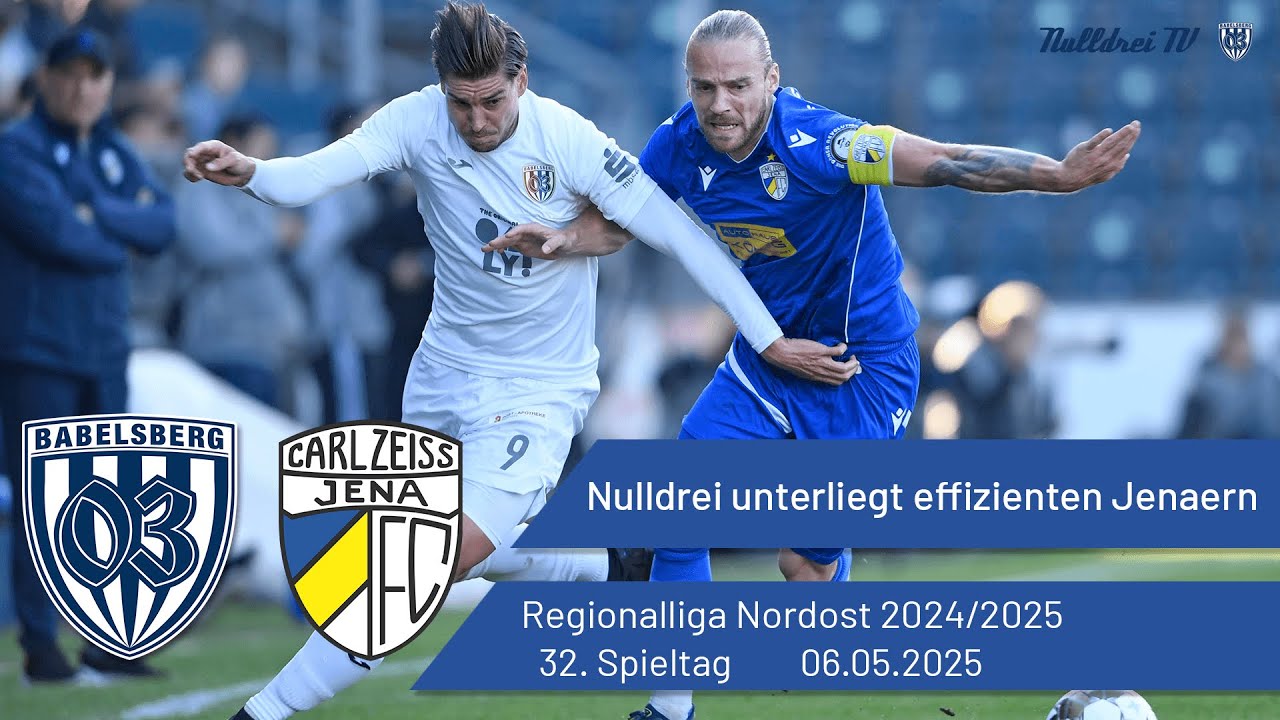 Nulldrei unterliegt effizienten Jenaern | Babelsberg 03 vs. Carl Zeiss Jena | #nulldreitv | 2024/25
