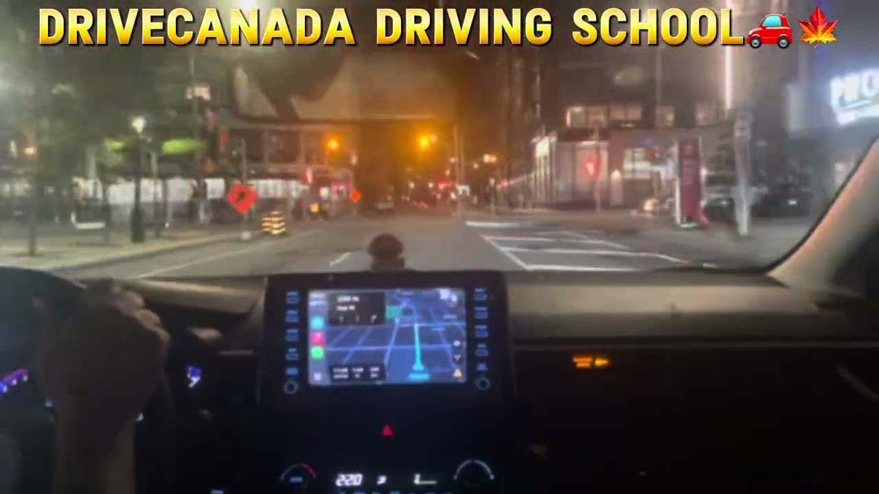 Night Drivinglessons@ Drivecanada Driving School Guelph