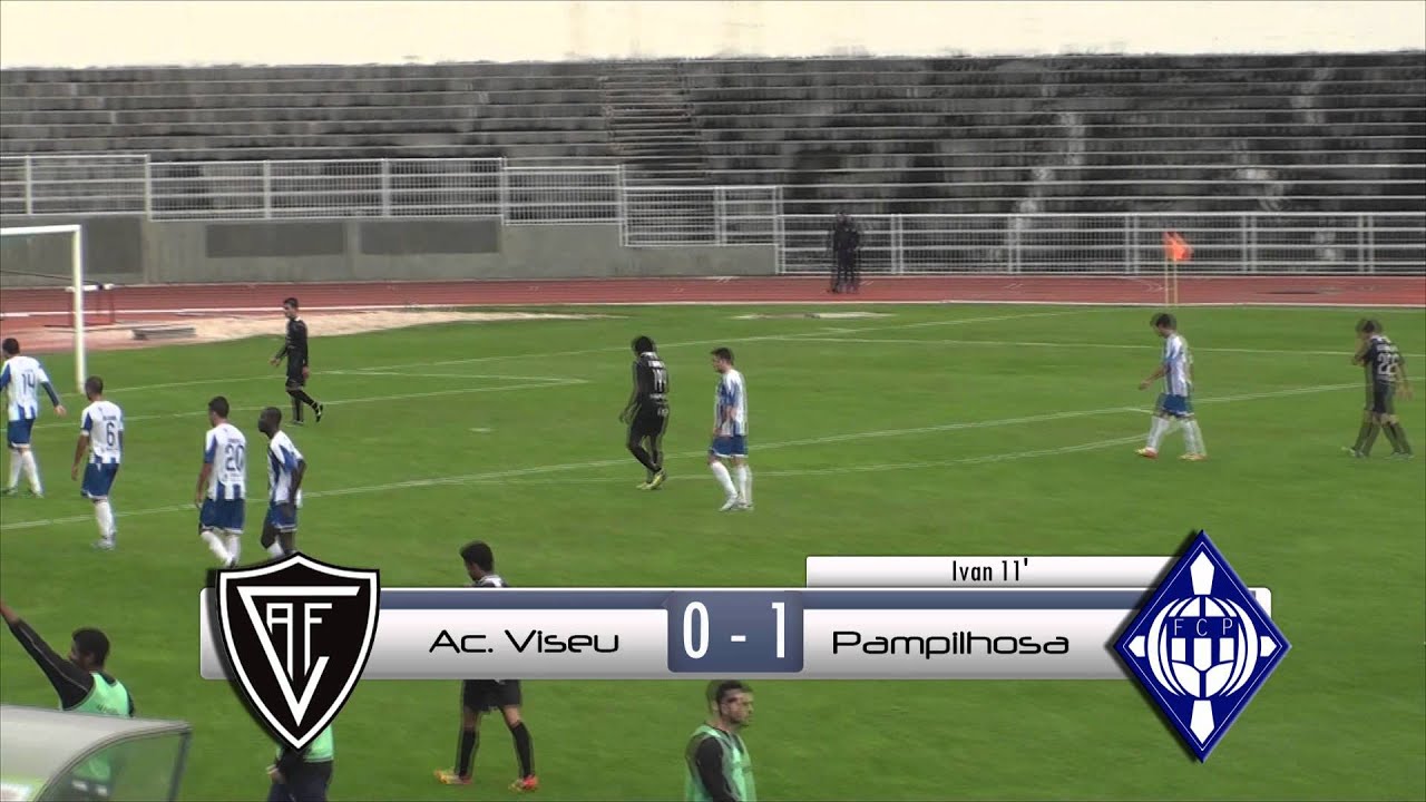 Ac. Viseu 3 - 1 Pampilhosa | 5ª Jornada, II Divisão Série Centro (RESUMO ALARGADO)