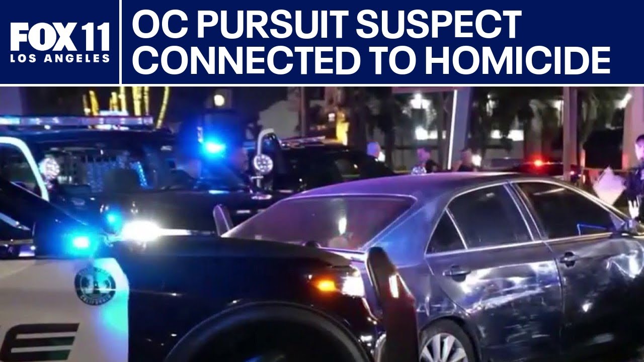 Buena Park pursuit suspect connected to Fullerton homicide