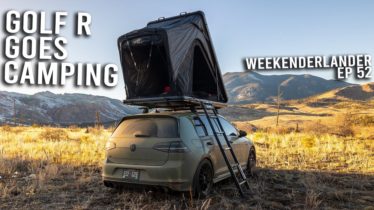 РАЛЛИ-ПРИСТАНЦИЯ? Кемпинг на крыше с палаткой VW GOLF R Overland Adventure — WEEKENDERLANDER EP 52