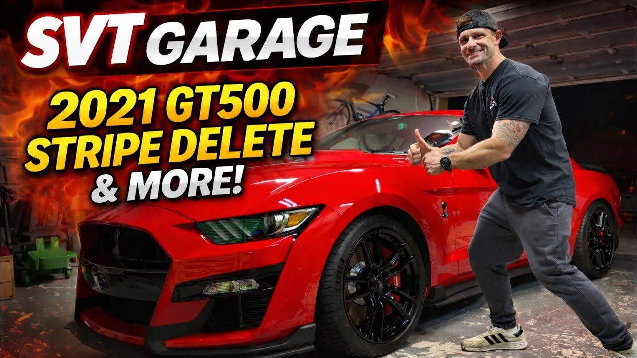 2021 Shelby GT500 Gets a NEW Look! Stripe Delete & Full Gtechniq Ceramic Coating