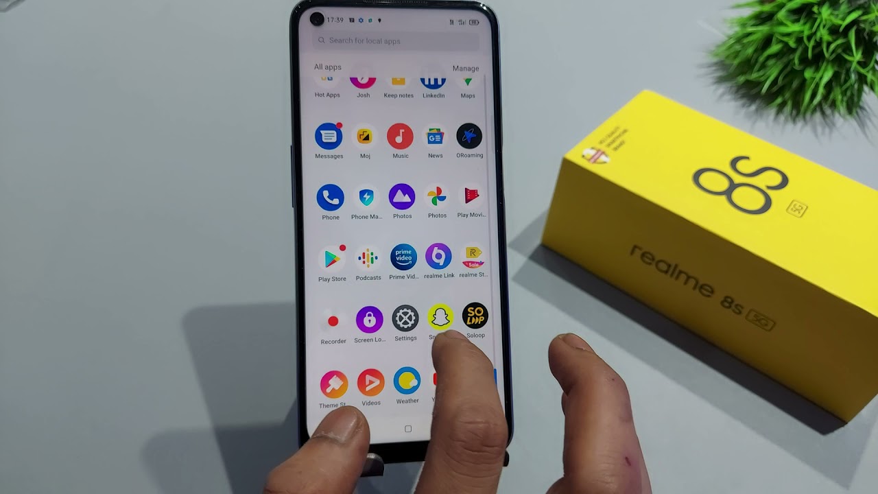 How to enable/disable power button end calls, hang up in realme 8s,8i | power button se call end