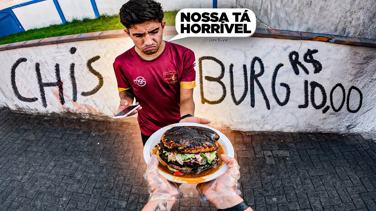 ESSE É MEU NOVO EMPREGO… VENDEDOR DE HAMBURGUER!