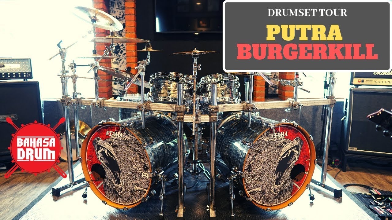 DRUM & CYMBALS ANDALAN PUTRA BURGERKILL