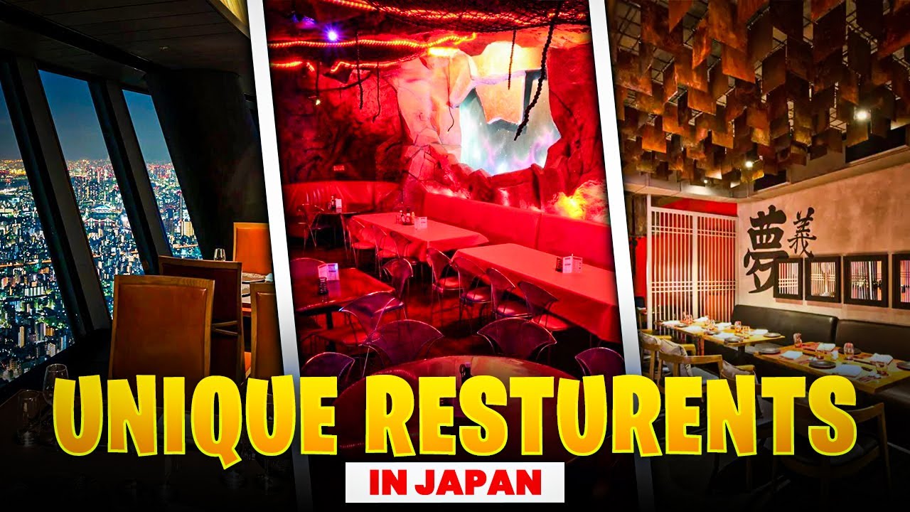 10 Most Unique Restaurants you have to TRY if you visit JAPAN!