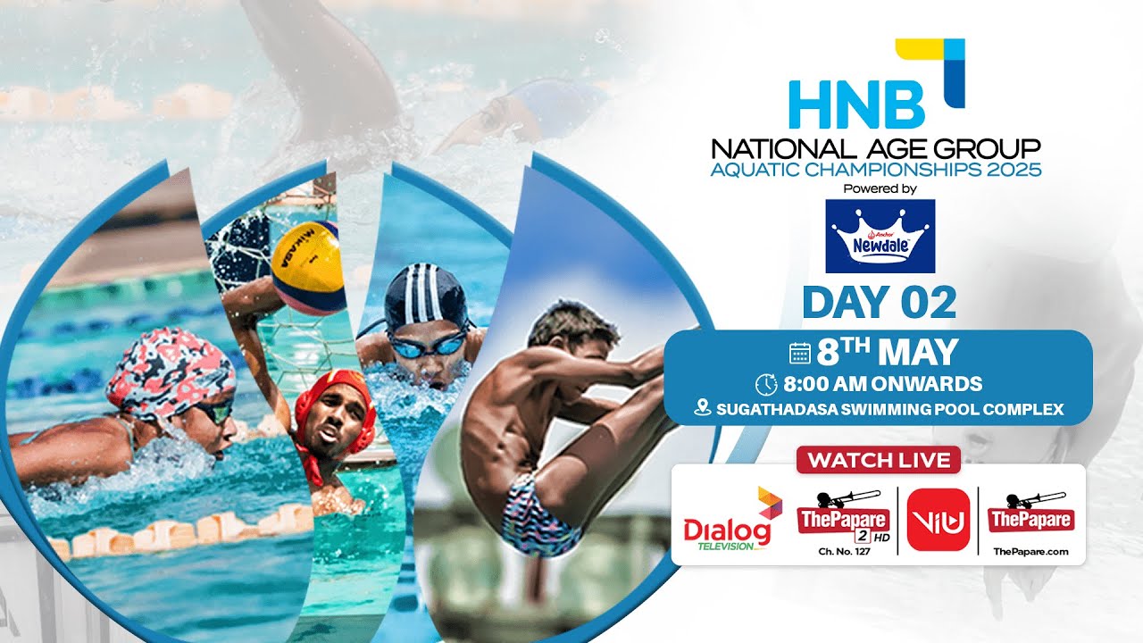 HNB National Age Group Aquatic Championships/Indo-Sri Lanka Under 21 Water Polo Series - Day 2