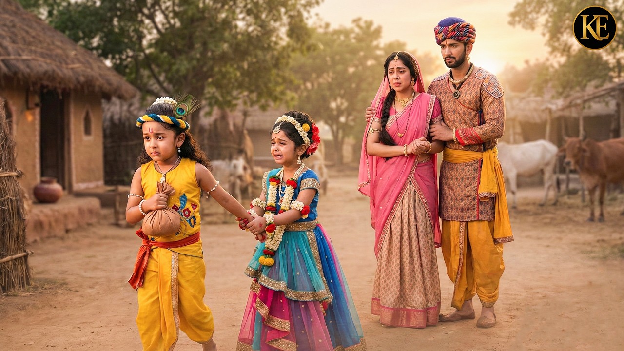 जब कान्हा हुए नाराज़, तो राधा की आँखों से छलक पड़े आँसू || मैया यशोदा का नंदलाला ||  YMKN