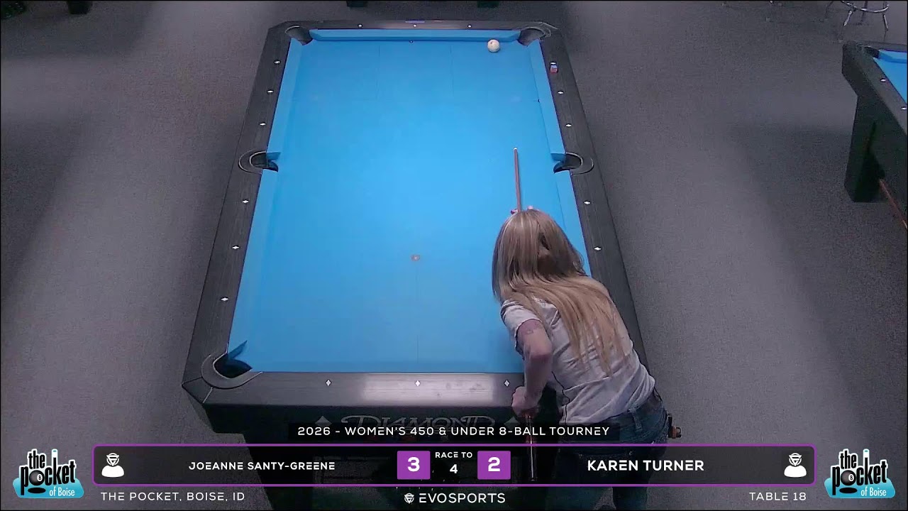 JOEANNE SANTY-GREENE vs KAREN TURNER - THE POCKET - TABLE 18 | EvoSports