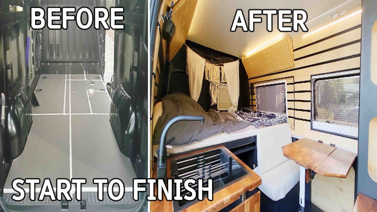 금손 남자친구가 만든 799만원 놀라운 캠핑카 25분 타임랩스 | #timelapse | #캠핑카 #diy #마스터캠핑카 | #campervan