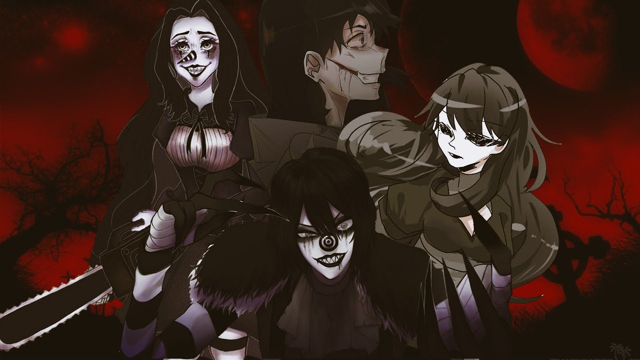 CREEPYPASTAS DE HALLOWEEN | JEFF E JANE THE KILLER E JACK E JILL RISONHOSA