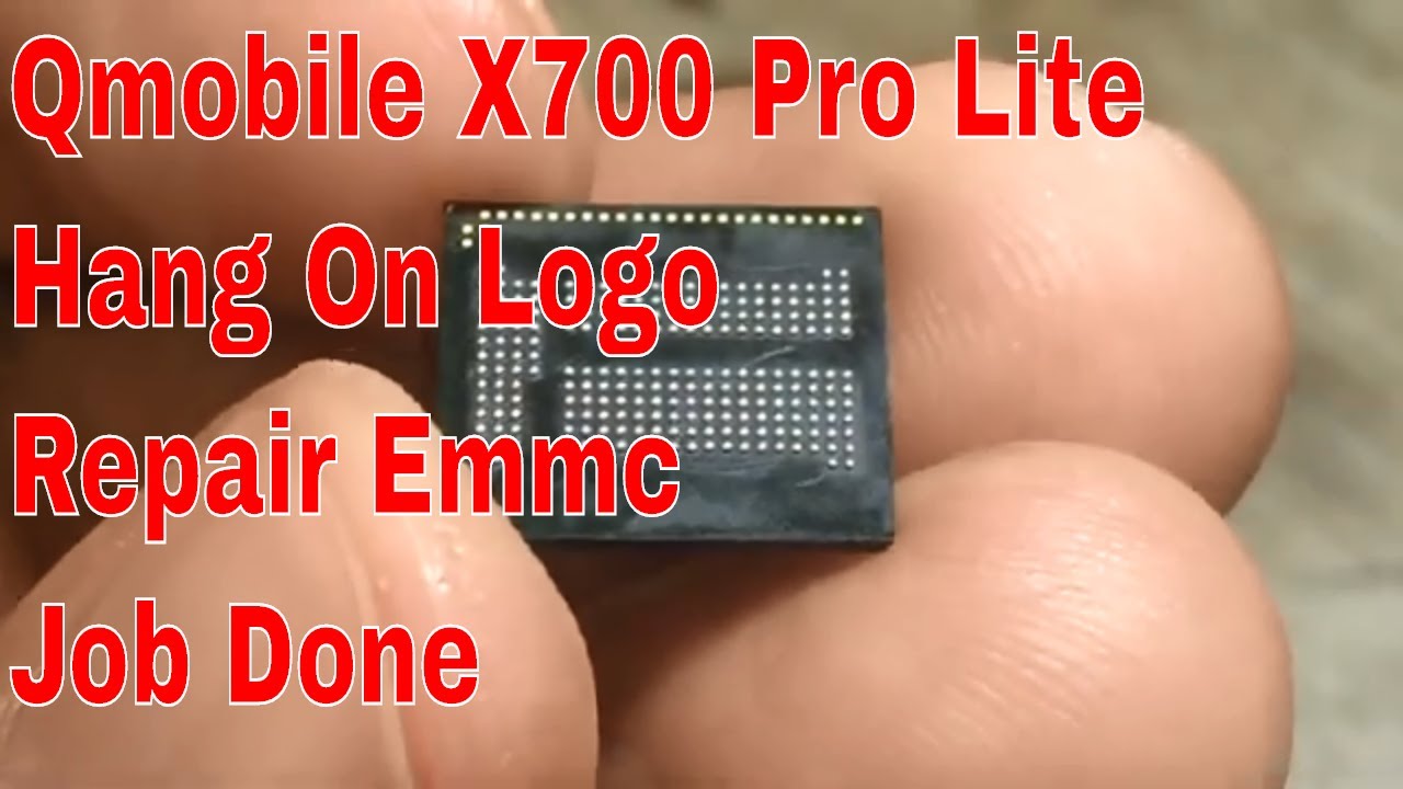 Qmobile X700 Pro Lite Hang On Logo Emmc Repair Done