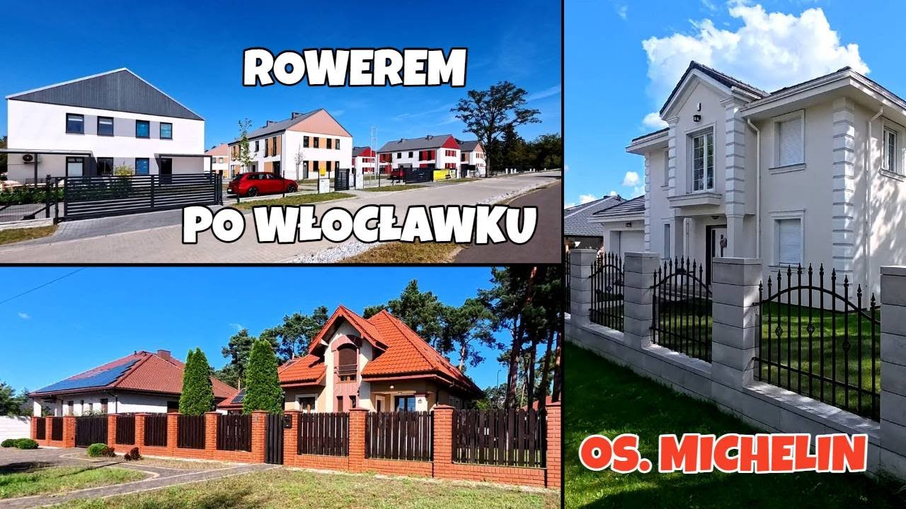 Rowerem po Włocławku   os. Michelin.