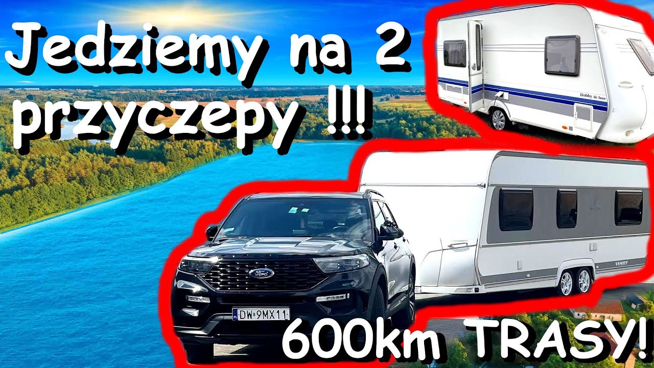 Jedziemy na Mazury z przyczepą kempingową !!! - CAMPING DŁUŻEK 2022 !! CZĘŚĆ 1 (VLOG #06)