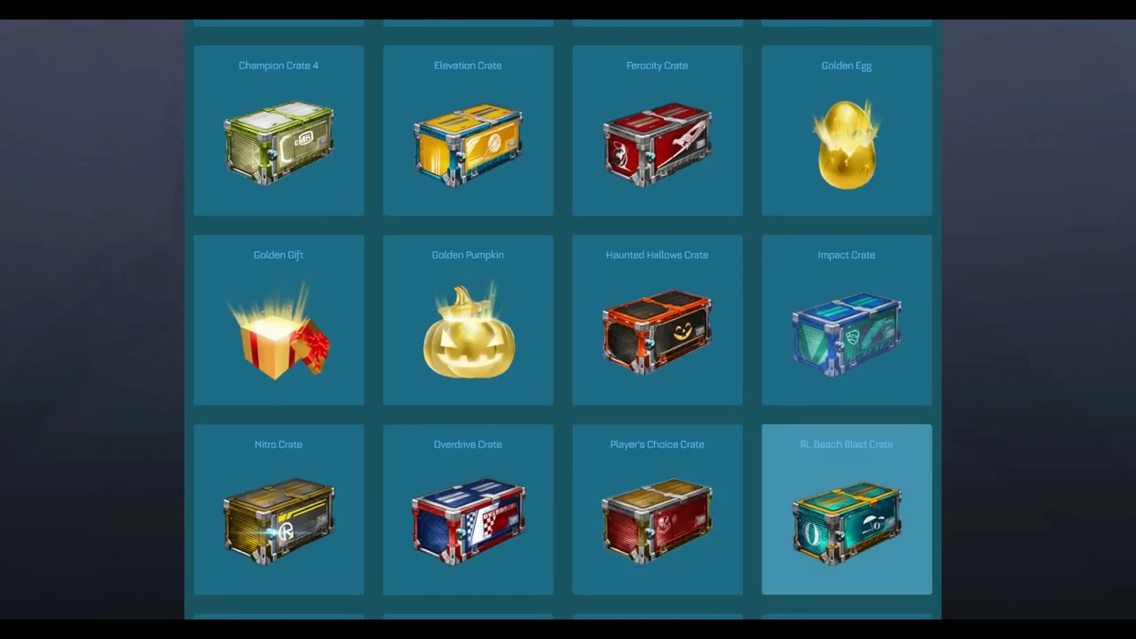 Rocket League Prices Index & Crate Opening Simulator on RocketPrices.Com